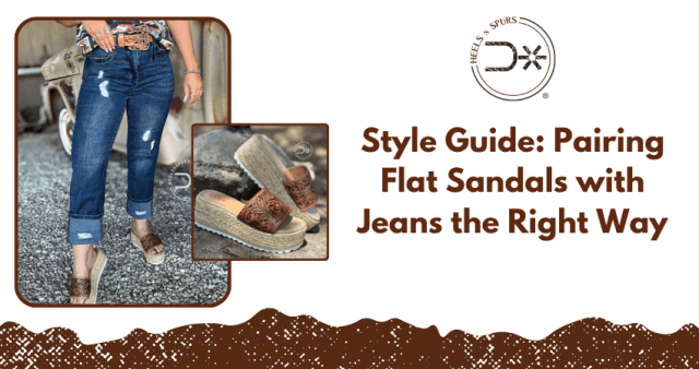 Style Guide: Pairing Flat Sandals with Jeans the Right Way cover picture