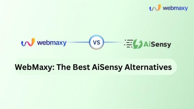 Looking for an AiSensy Alternative? Try WebMaxy WhatsApp Commerce cover picture
