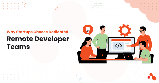 Why Startups Choose Dedicated Remote Developer Teams? cover picture