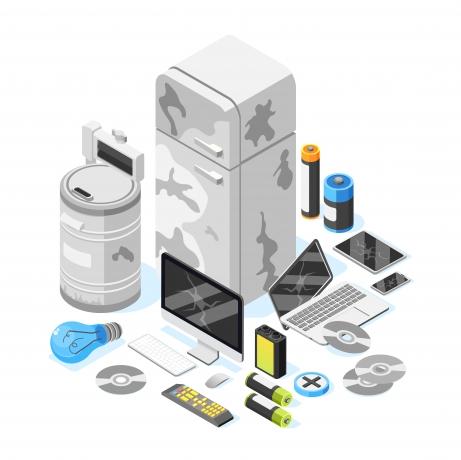 E-Waste: A Comprehensive Guide to Managing Electronic Waste Responsibly cover picture