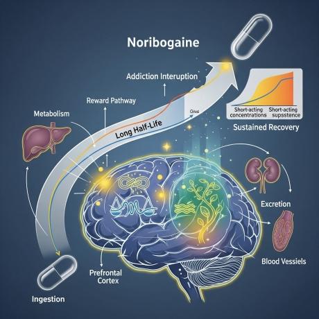 The Pharmacokinetics of Noribogaine: Why the Active Metabolite Matters for Long-Term Sobriety cover picture