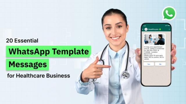 10 Essential WhatsApp Template Messages for Healthcare Business cover picture