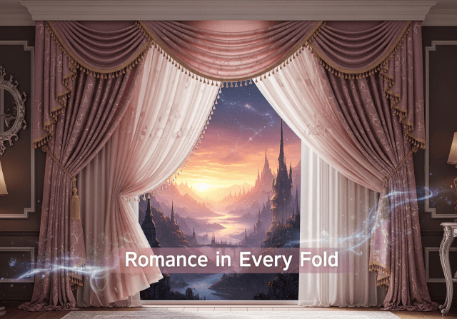 Luxury Pinch Pleat Curtains, Romance in Every Fold cover picture