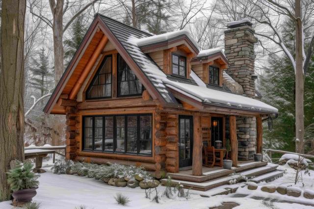 5 Important Log Home Repairs to Tackle Before Winter cover picture