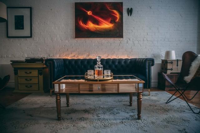 Unique vintage style in our living room cover picture