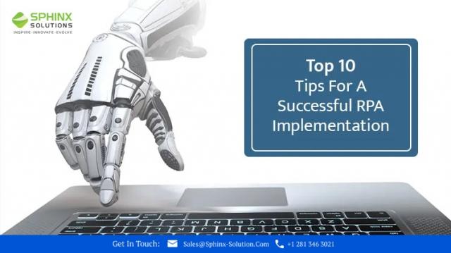 Top 10 Tips For A Successful RPA Implementation in 2023 cover picture