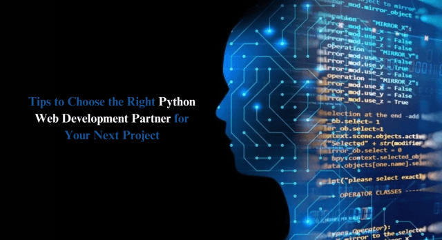 Tips to Choose the Right Python Web Development Partner for Your Next Project cover picture