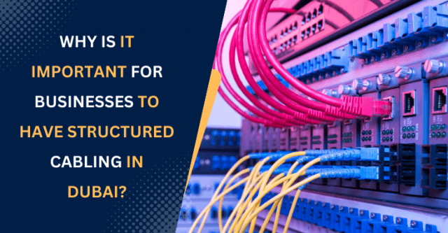 Why is it Important for Businesses to Have Structured Cabling in Dubai? cover picture