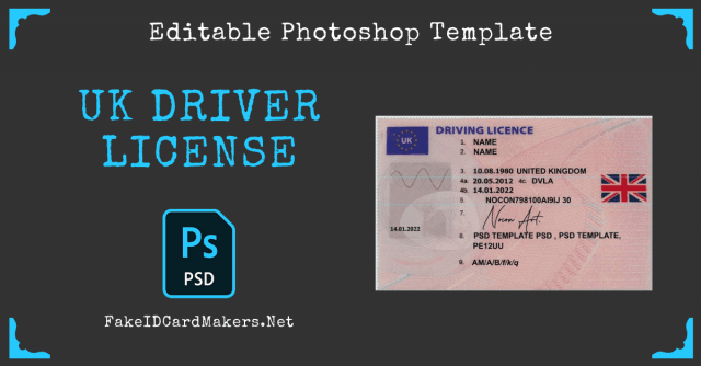 Editable blank california driver's license template | IDTEMPL cover picture