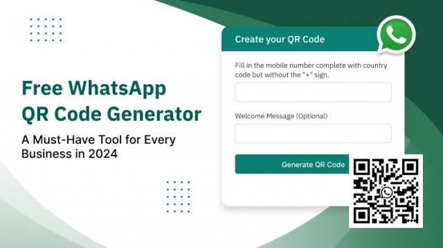 WhatsApp QR Code Generator: A Must-Have Tool for Every Business in 2024 cover picture