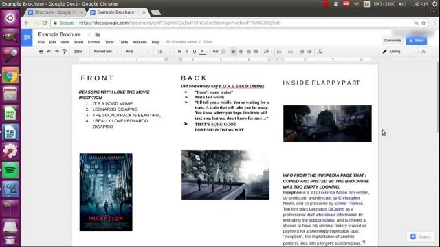 How To create Brochure on Google Docs cover picture