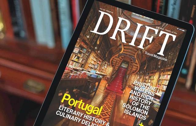 Looking for Travel Inspiration? Read DRIFT Travel Magazine cover picture