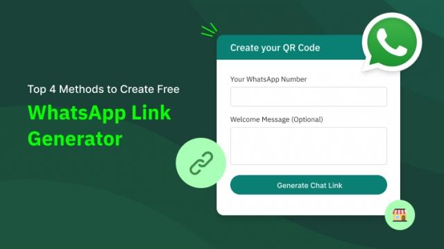 Top 4 methods to create free WhatsApp Link Generator (2024) cover picture
