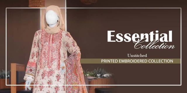 The Art of Elegance: Unstitched 3-Piece Lawn Dresses from Panjnad by J. cover picture