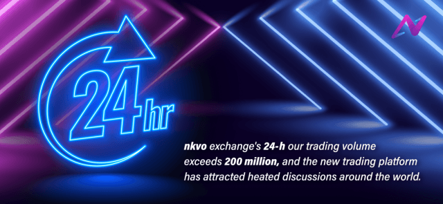 NKVO Exchange Surpasses $200 Million in 24-Hour Trading Volume, Sparking Global Attention cover picture