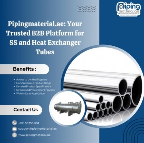 PipingMaterial.ae: Your Trusted B2B Platform for SS and Heat Exchanger Tubes cover picture