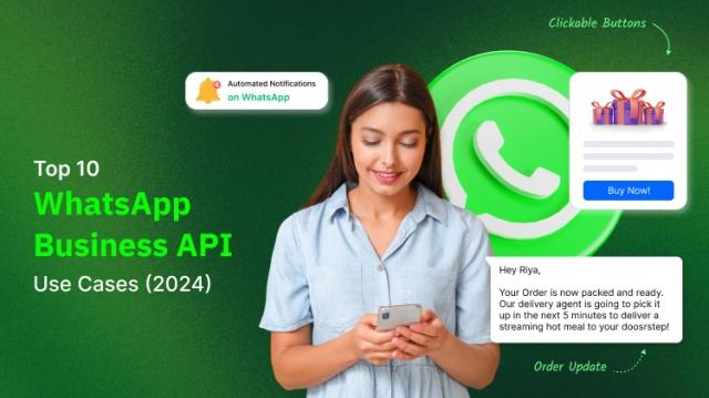 Top 10 WhatsApp Business API Use Cases (2024) cover picture