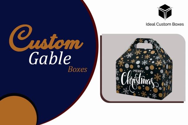 Excellent And Attractive Packaging With Custom Gable Boxes Wholesale cover picture