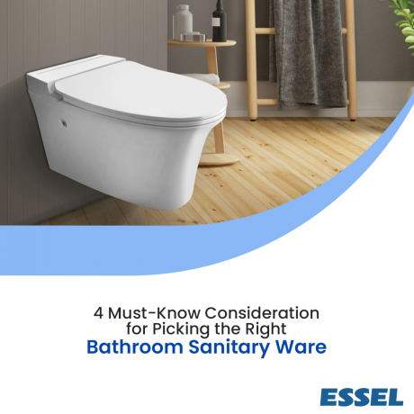 Bathroom Sanitary Ware- 4 Must-Know Consideration for Picking