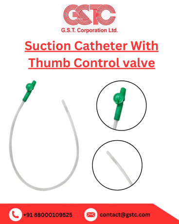Thumb-Controlled Suction Catheter: Essential Airway Management Tool