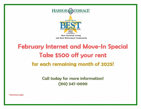 Harbour Terrace: Experience the Best Independent Senior Living in San Pedro, USA