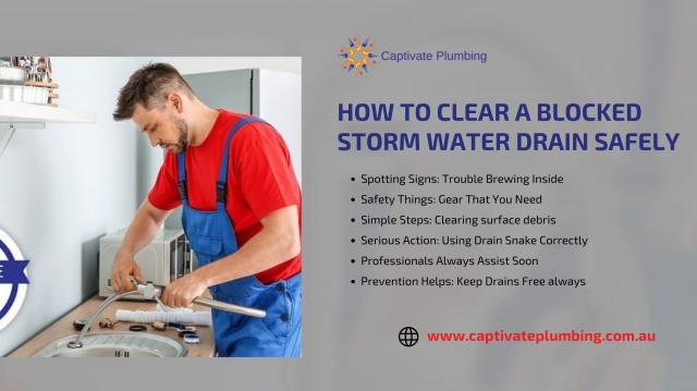 How to Clear a Blocked Storm Water Drain Safely