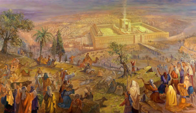 Beis Hamikdash Portrayals: Spotlight on New בית המקדש ציורים at ArtLevin