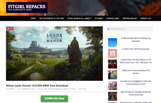 Manor Lords Torrent v0.8.004 DRM-Free Download – Fitgirl Repacks