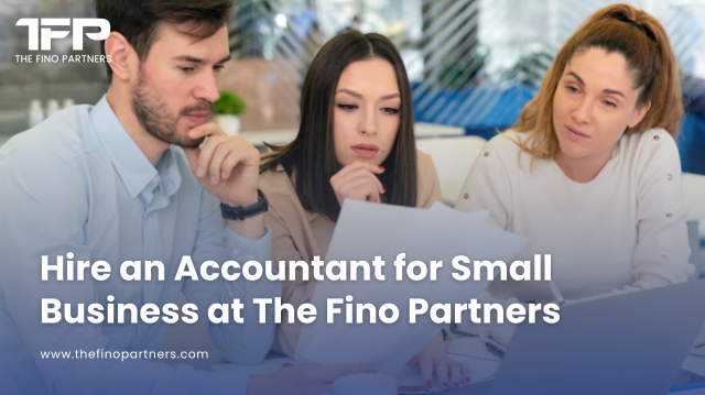 Hire an Accountant for Small Business at The Fino Partners