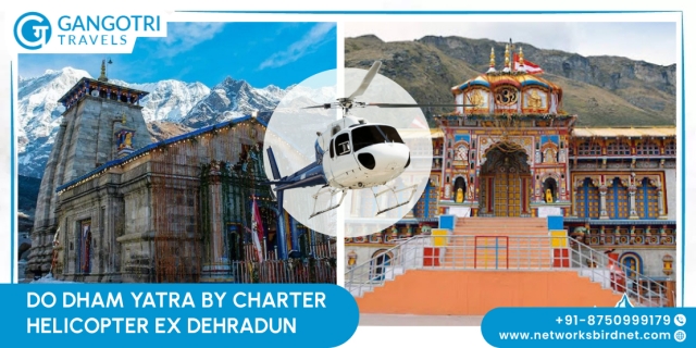 Same Day Return Badrinath Kedarnath Tour Package by Helicopter – Book Your Spiritual Escape