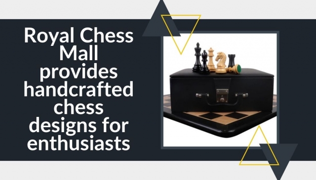 Royal Chess Mall provides handcrafted chess designs for enthusiasts