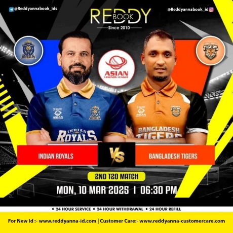 All You Need to Know About Reddy Book ID and Cricket Exchange: Get Ready for the Indian Royals vs Bangladesh Tigers.