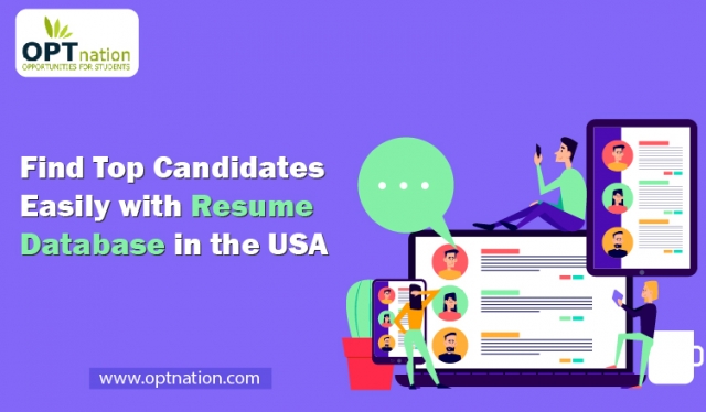 Find Top Candidates Easily with Resume Database in USA 