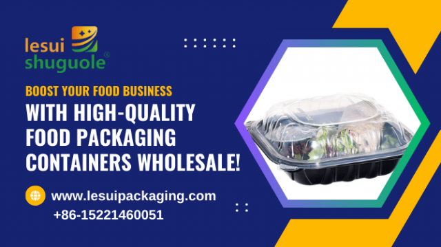 Boost Your Food Business with High-Quality Food Packaging Containers Wholesale!