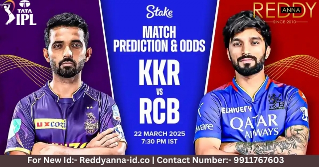 Watch Thrills and Spills with Reddy Anna Site : Kolkata Knight Riders vs Royal Challengers Bengaluru - IPL 2025 Opener at Eden Gardens.