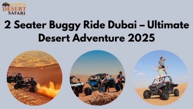 2 Seater Buggy Ride Dubai 