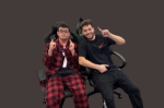 sketch with his friend