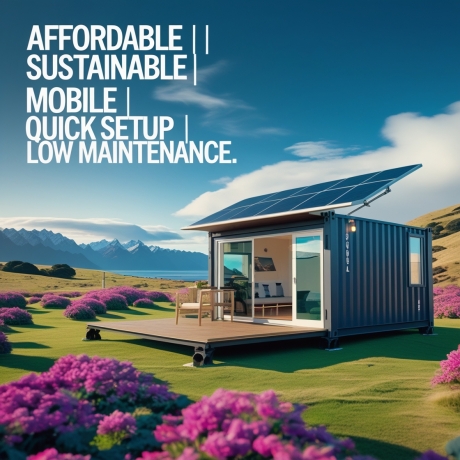 Image of a cabin house benefits over a home