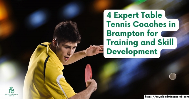 4 Expert Table Tennis Coaches in Brampton for Training and Skill Development