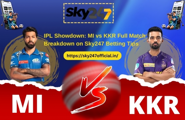 IPL Showdown: MI vs KKR Full Match Breakdown on Sky247