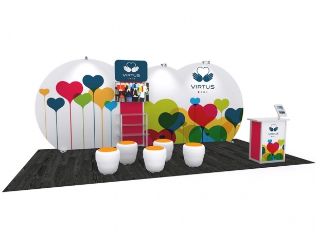 Portable Trade Show Booth Solutions by Next Level Displays: Stand out Anywhere