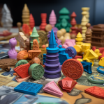 Plastic Game Pieces