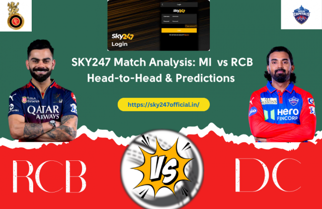 DC vs RCB Showdown on Sky247 Cricket : Who Will Dominate This IPL Clash?