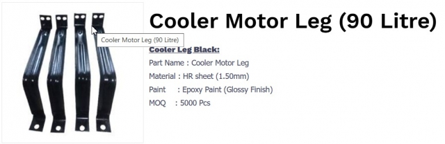 Cooler Motor Leg: Essential Support for Efficient Cooling Systems