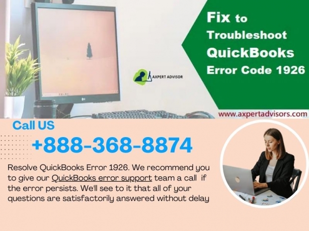 Step-by-Step Guide to Fix QuickBooks Error Code 1926