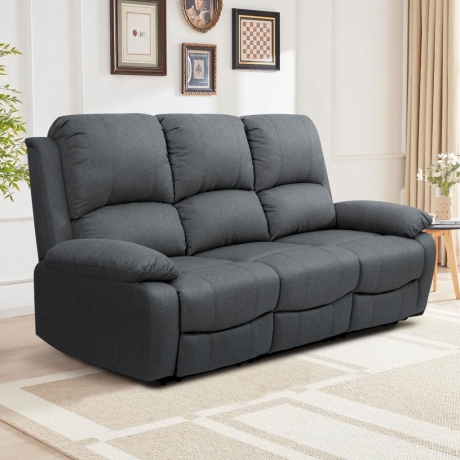 Stylish Comfort: Faux Leather Recliner Sofas & Gray Bunk Beds for Modern Homes