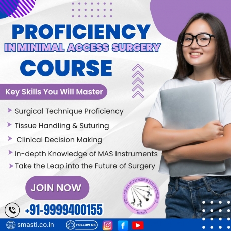 MASTER TRAINING PROGRAM (Profiency in Minimal Access Surgery - PMAS)