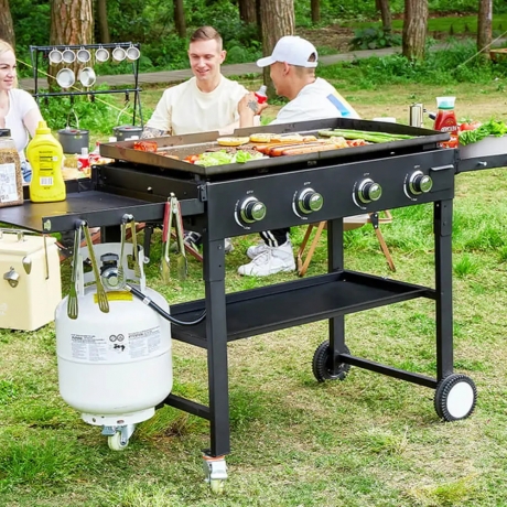 EGA Series 36'' Gas Griddle 4 Burner