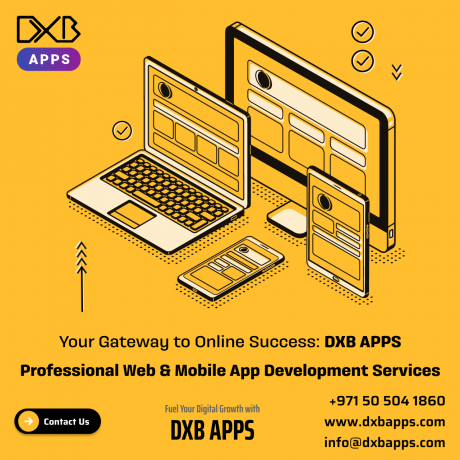 DXB APPS offers top Mobile App Development Abu Dhabi solutions, turning ideas into reality