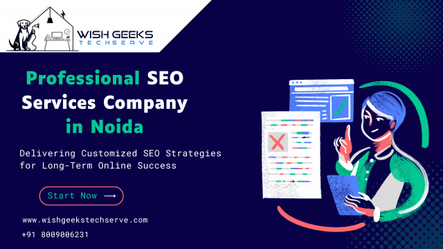Professional SEO Services Company in Noida Delivering Customized SEO Strategies for Long-Term Online Success: Wish Geeks Techserve